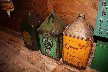 FIVE GALLON OIL CANS - click to enlarge